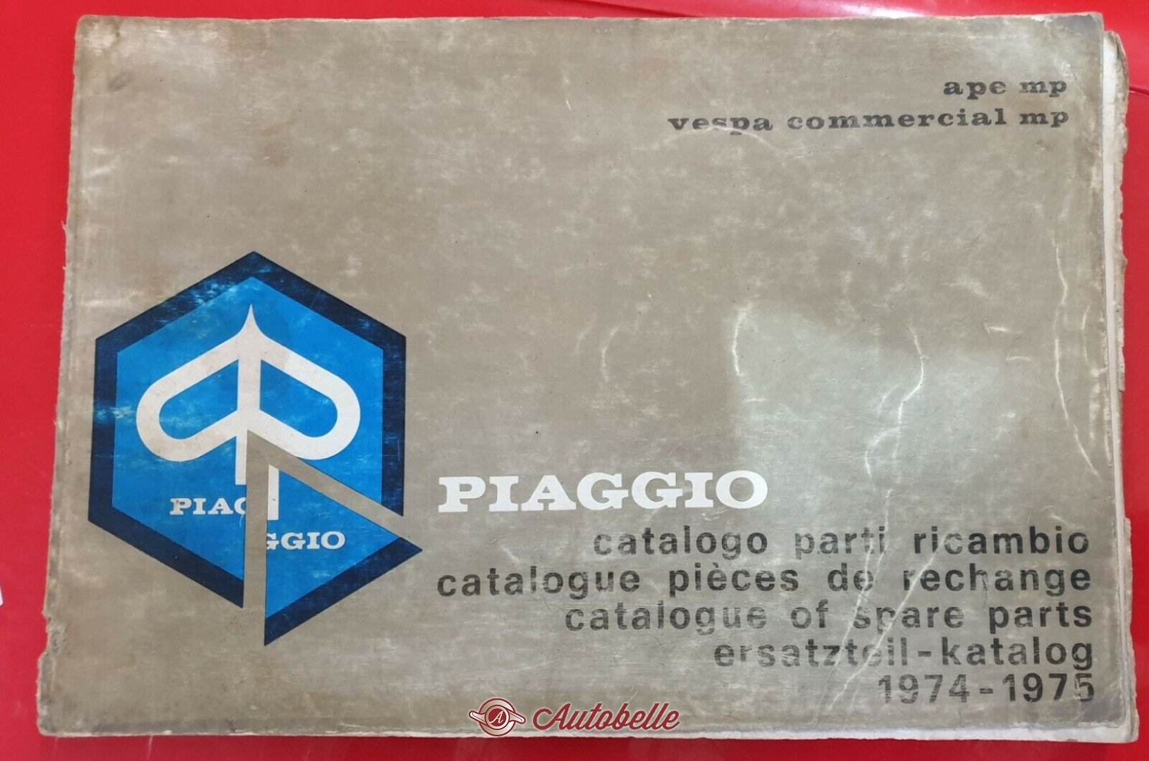 Vendo Catalogo Parti Di Ricambio Piaggio Ape Mp Vespa Commercial Mp 197475