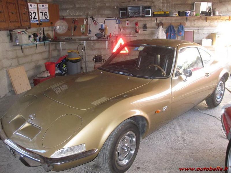 For Sale Opel Gt 1900 Plate Gold Asi